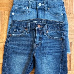 Old Navy Blue Denim Jeans Stack